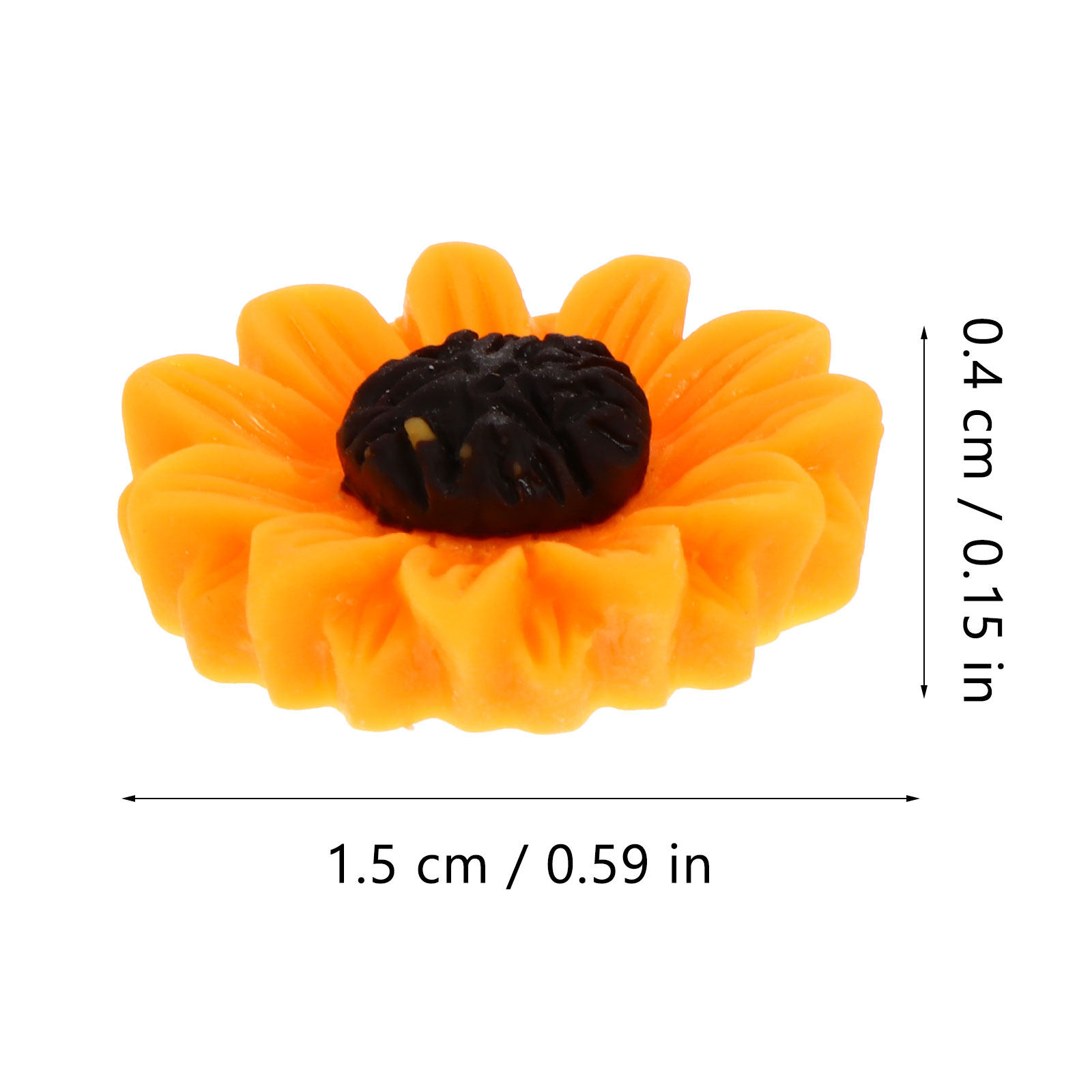 100Pcs Resin Daisy Flower Char - Resin Art With Flowers reseña y precio