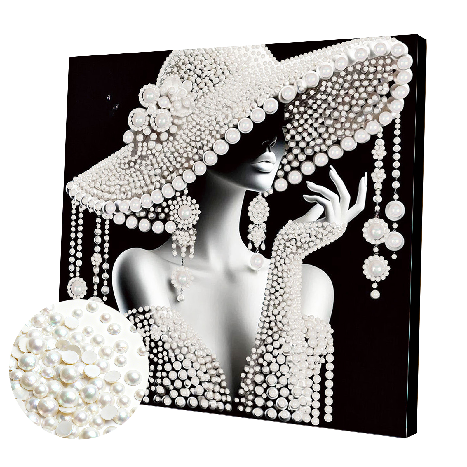DIY Ladies Pearl Painting Art  - Resin Art Frame reseña y precio