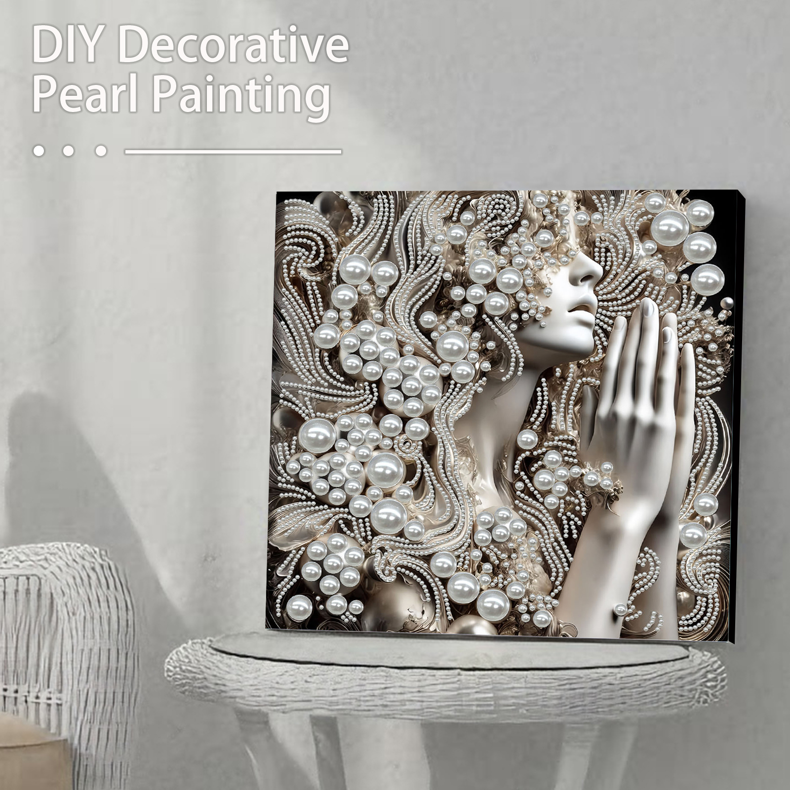 DIY Ladies Pearl Painting Art  - Resin Art Frame reseña y precio