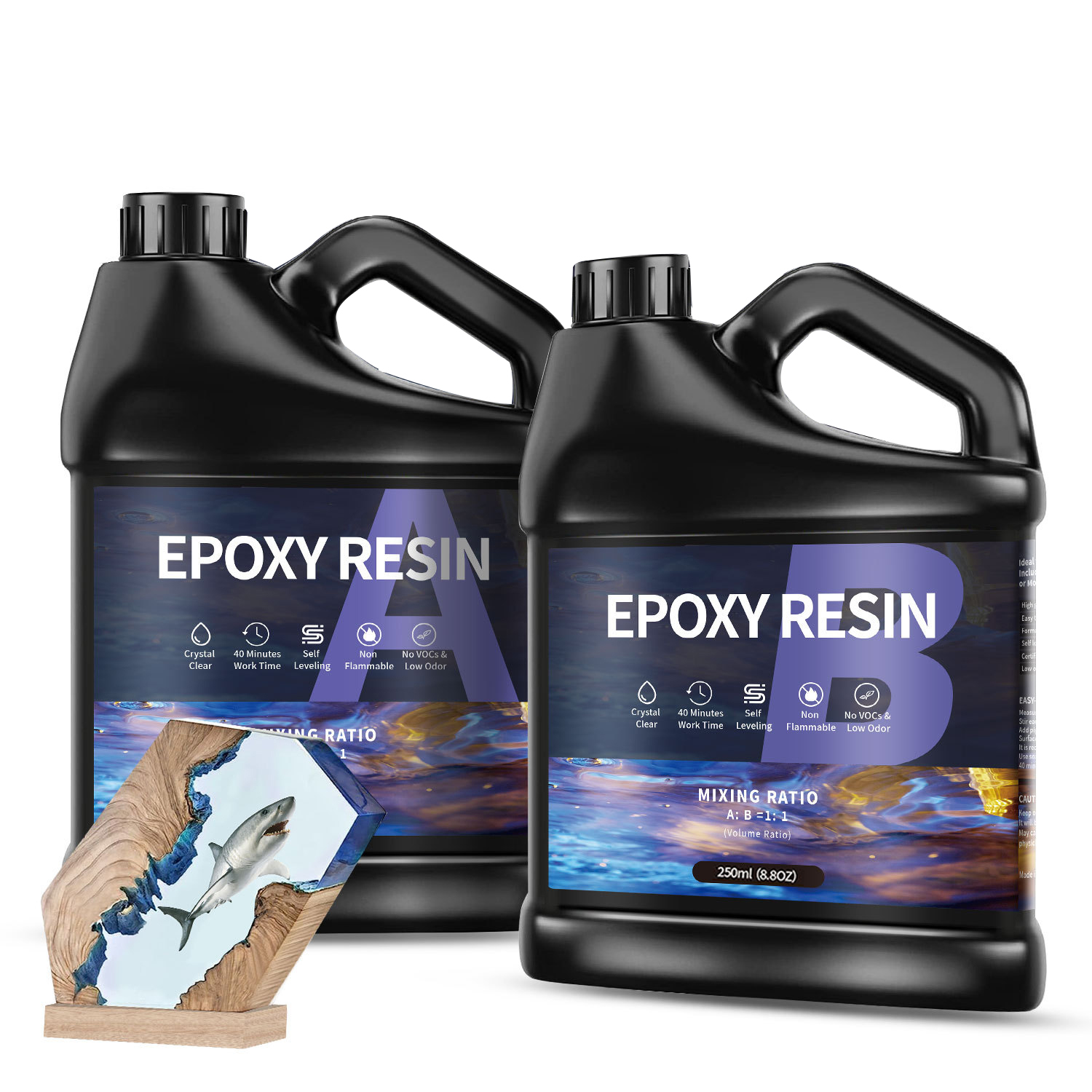 500g/1000g  AB Epoxy Resin Glu - Resin Art Jewellery reseña y precio