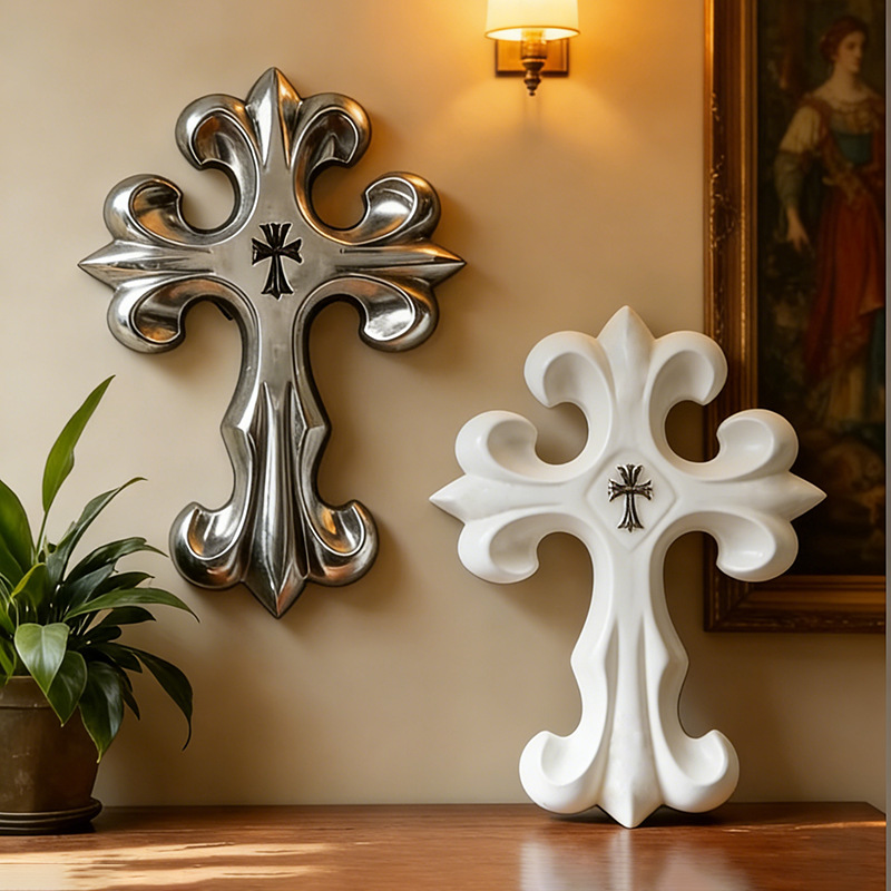 Retro Cross Wall Decor Gothic  - Resin Art Furniture reseña y precio
