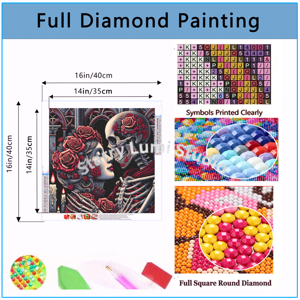 5D Diamond Painting Gothic Lad - Resin Art Rose reseña y precio