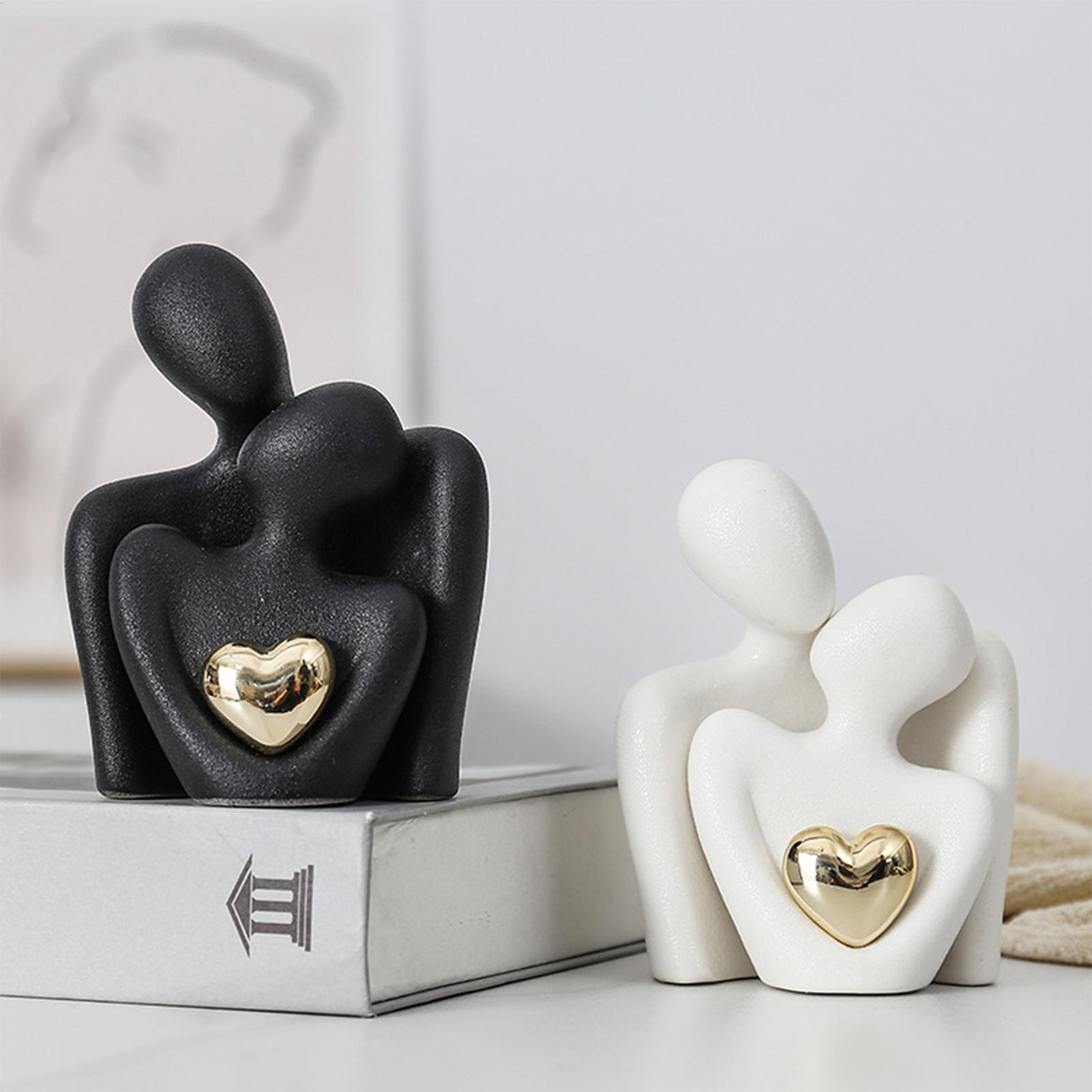 love Couple Hugging Figurine C - Resin Art Materials Wholesale reseña y precio
