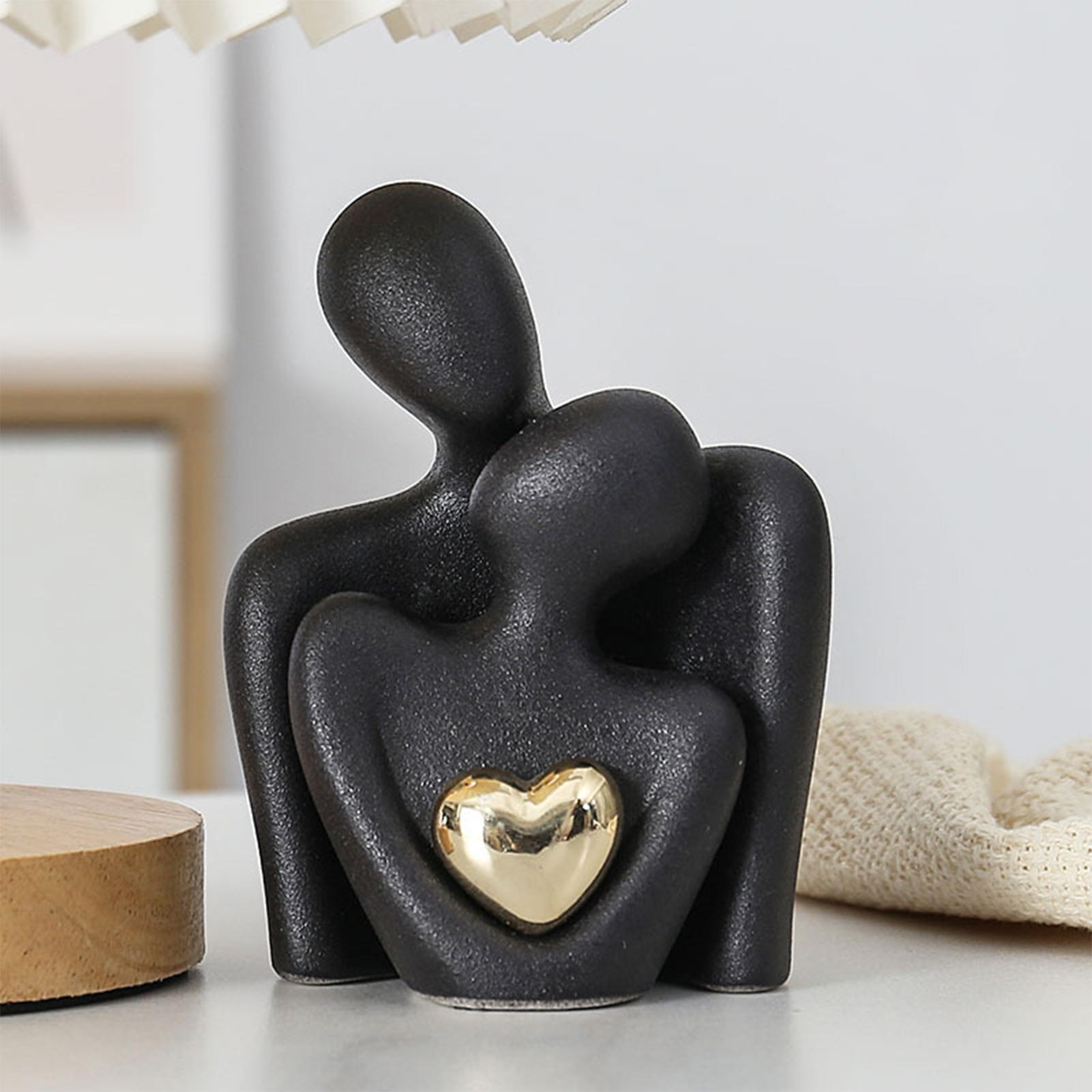 love Couple Hugging Figurine C - Resin Art Materials Wholesale reseña y precio