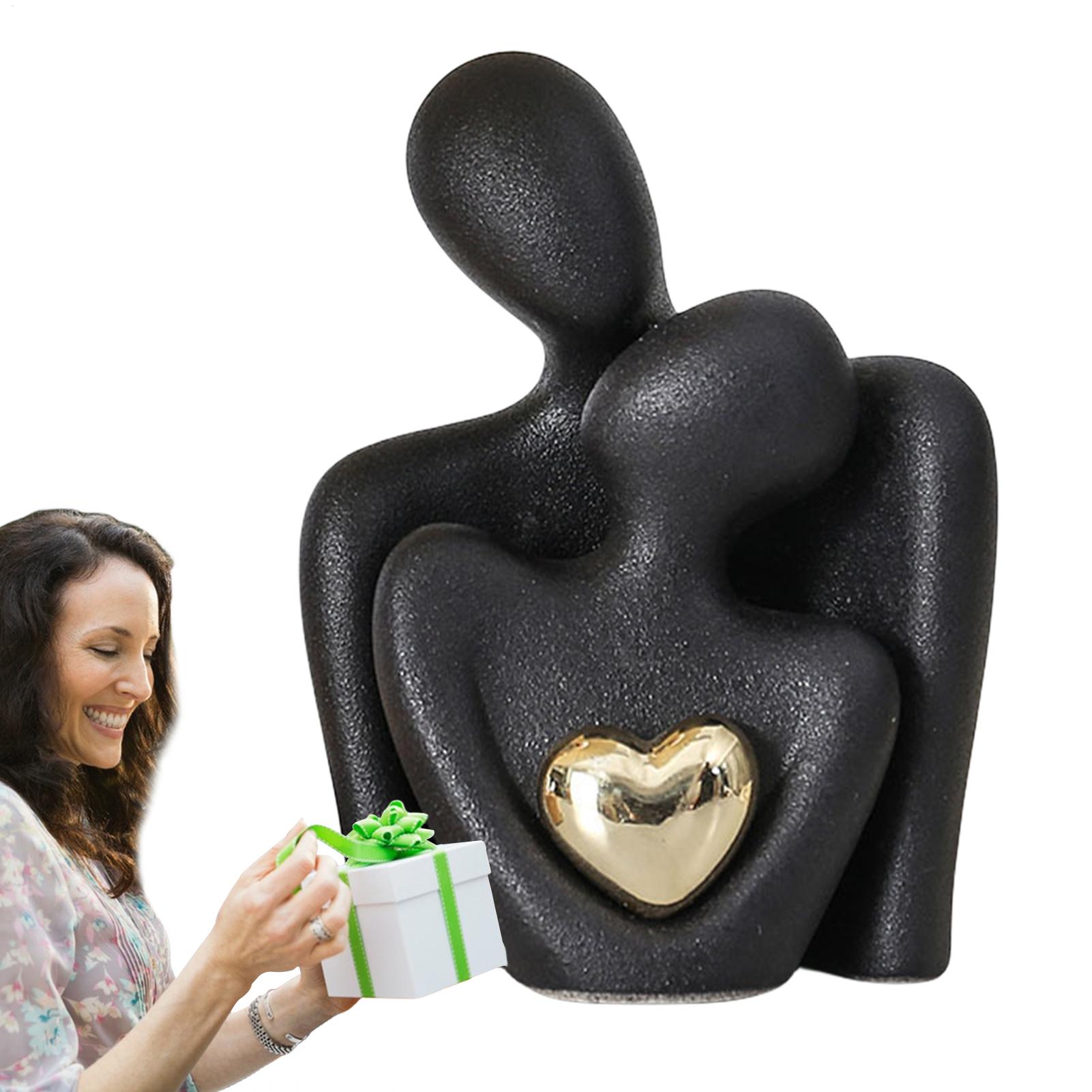 love Couple Hugging Figurine C - Resin Art Materials Wholesale reseña y precio