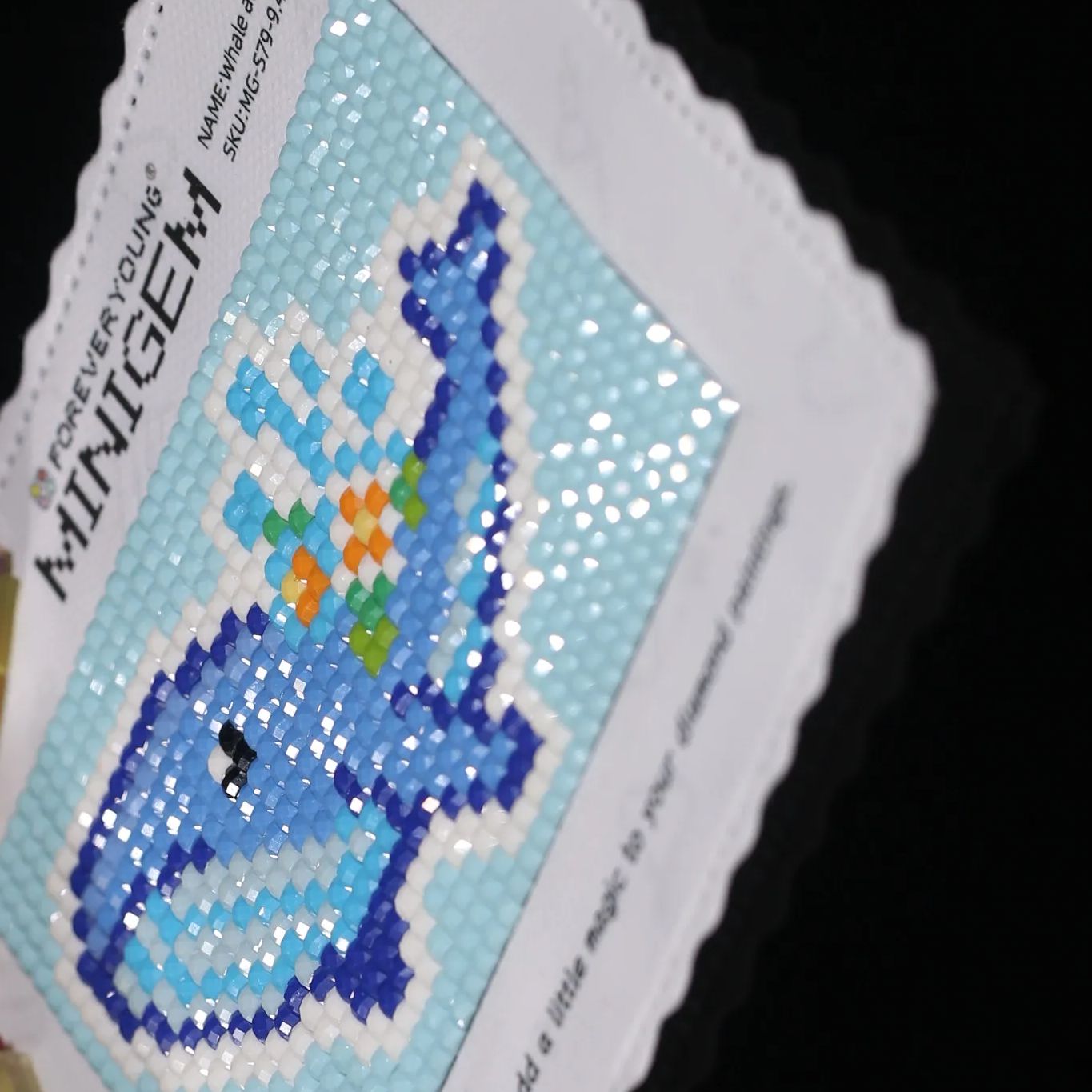 Minigem®: Whale and Flower 9.4 - Resin Art With Flowers reseña y precio