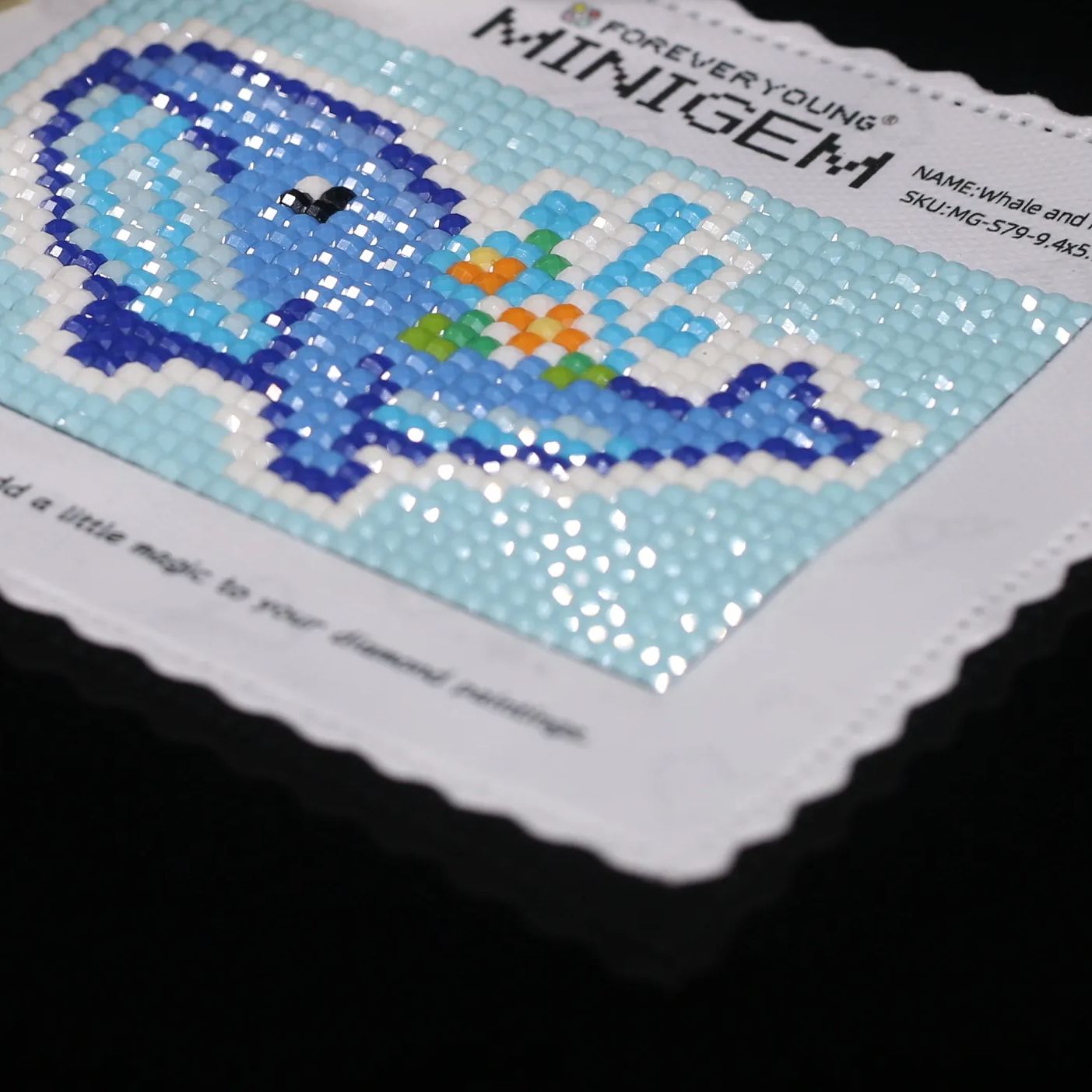 Minigem®: Whale and Flower 9.4 - Resin Art With Flowers reseña y precio