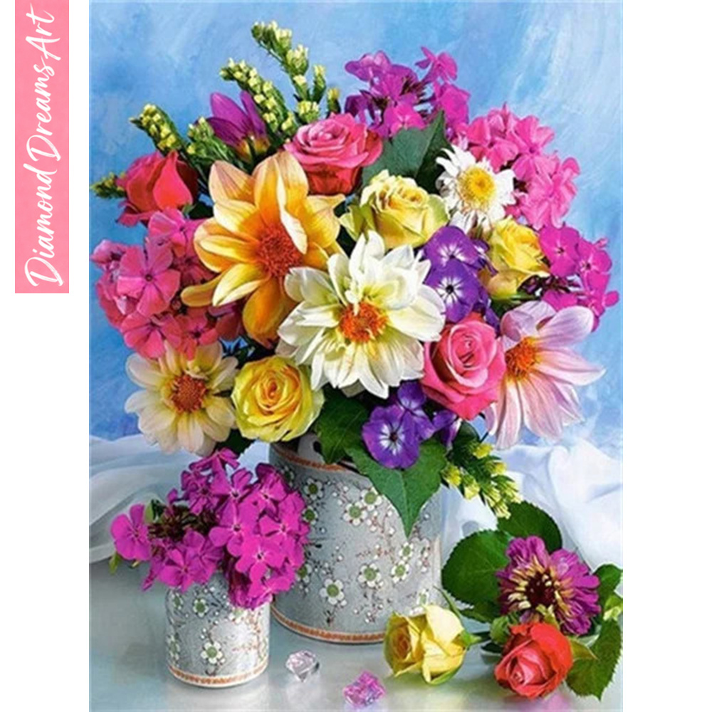 Full Diamond Mosaic Flower 5D  - Resin Art Rose reseña y precio