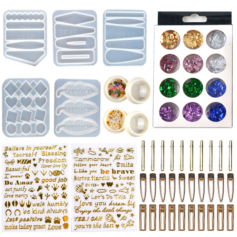 DIY Epoxy Resin Hair Clip Hair - Resin Art Jewellery reseña y precio