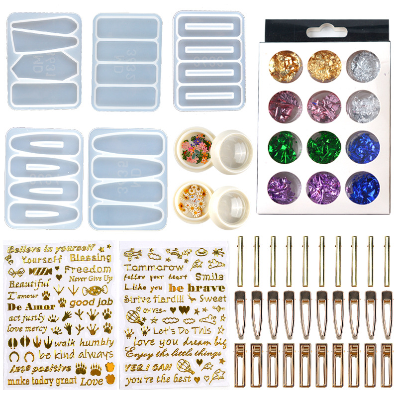 DIY Epoxy Resin Hair Clip Hair - Resin Art Jewellery reseña y precio