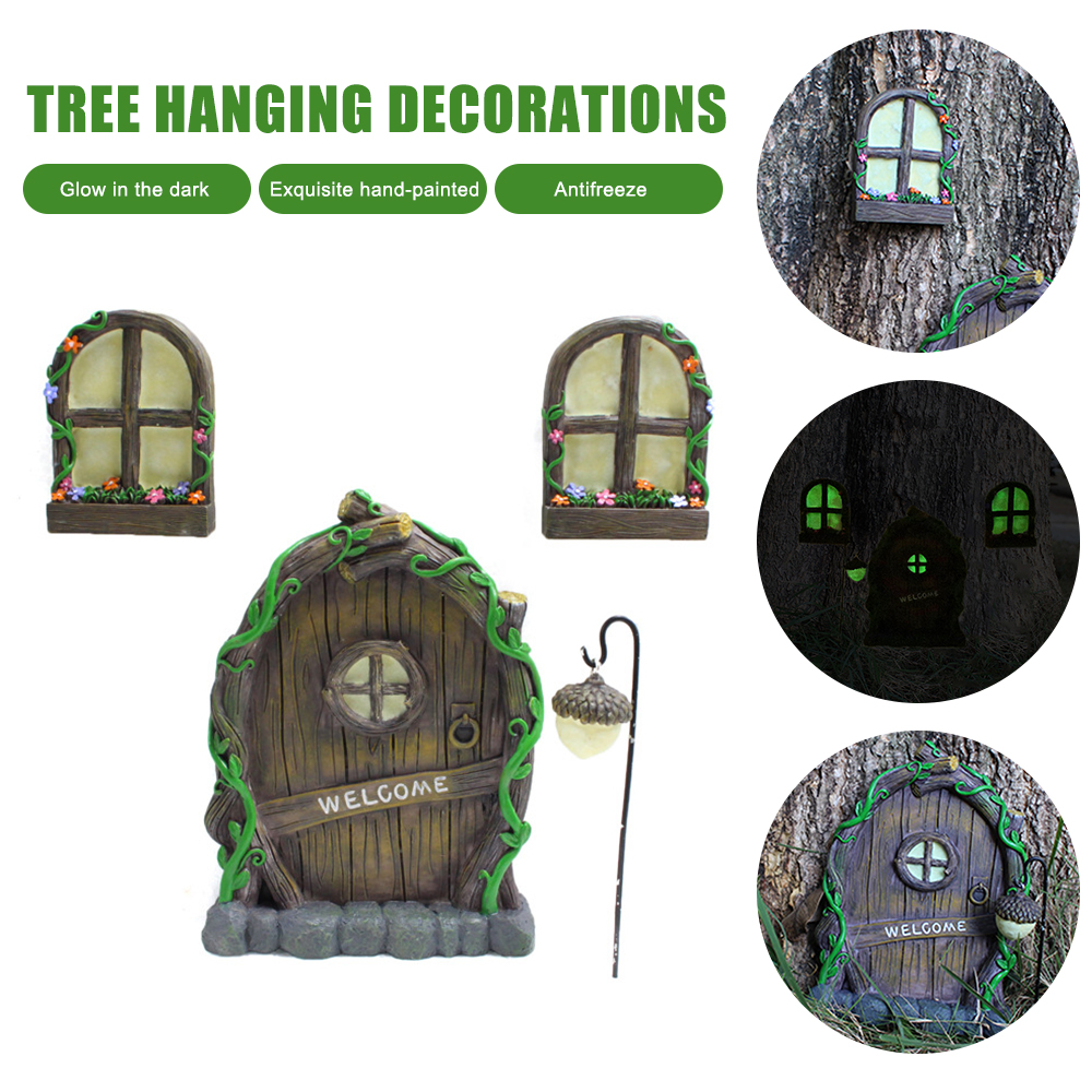 3pcs Tree Sculpture Garden Gno - Resin Art Tree reseña y precio