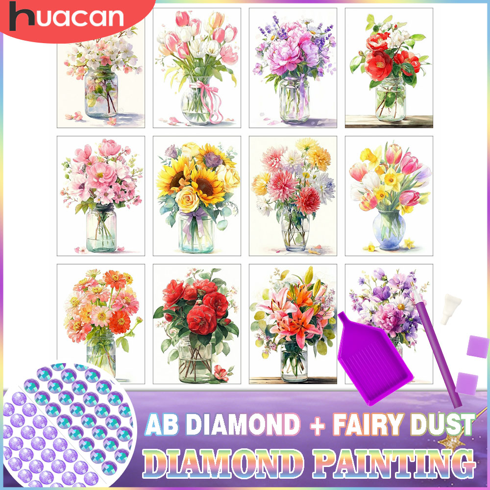HUACAN Diamond Art Painting Ro - Resin Art Rose reseña y precio