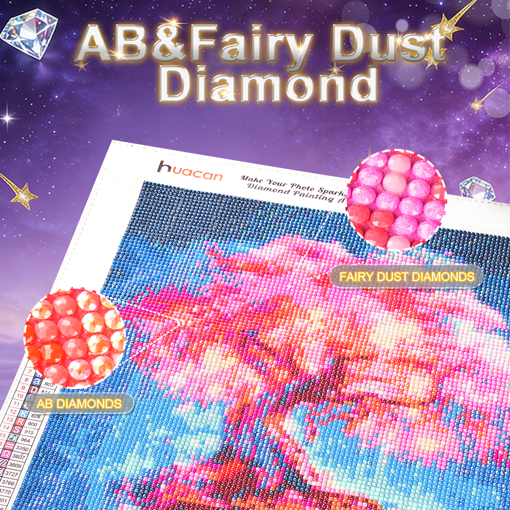 HUACAN Diamond Art Painting Ro - Resin Art Rose reseña y precio