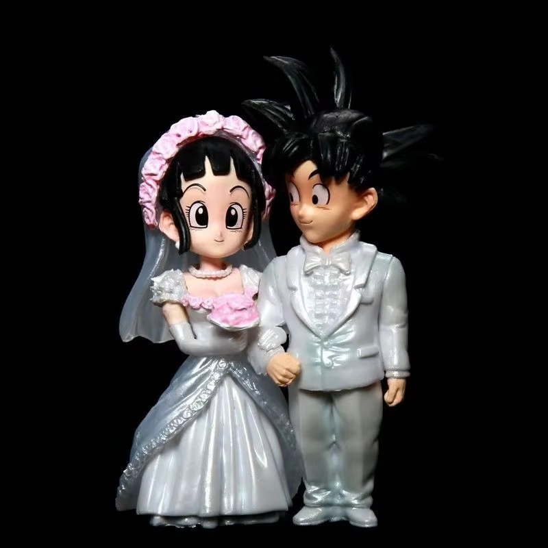Son Goku and Chichi Wedding Ma - Resin Art Dragon Ball Z reseña y precio