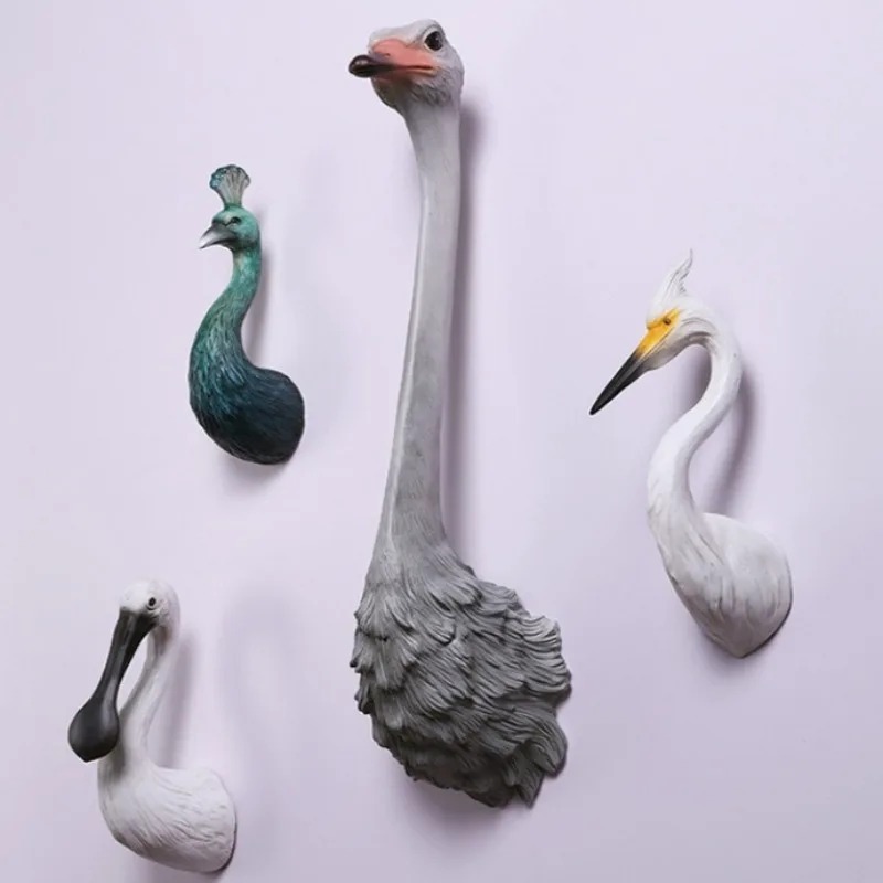 Simple Art Bird Head Image Orn - Resin Art Images reseña y precio