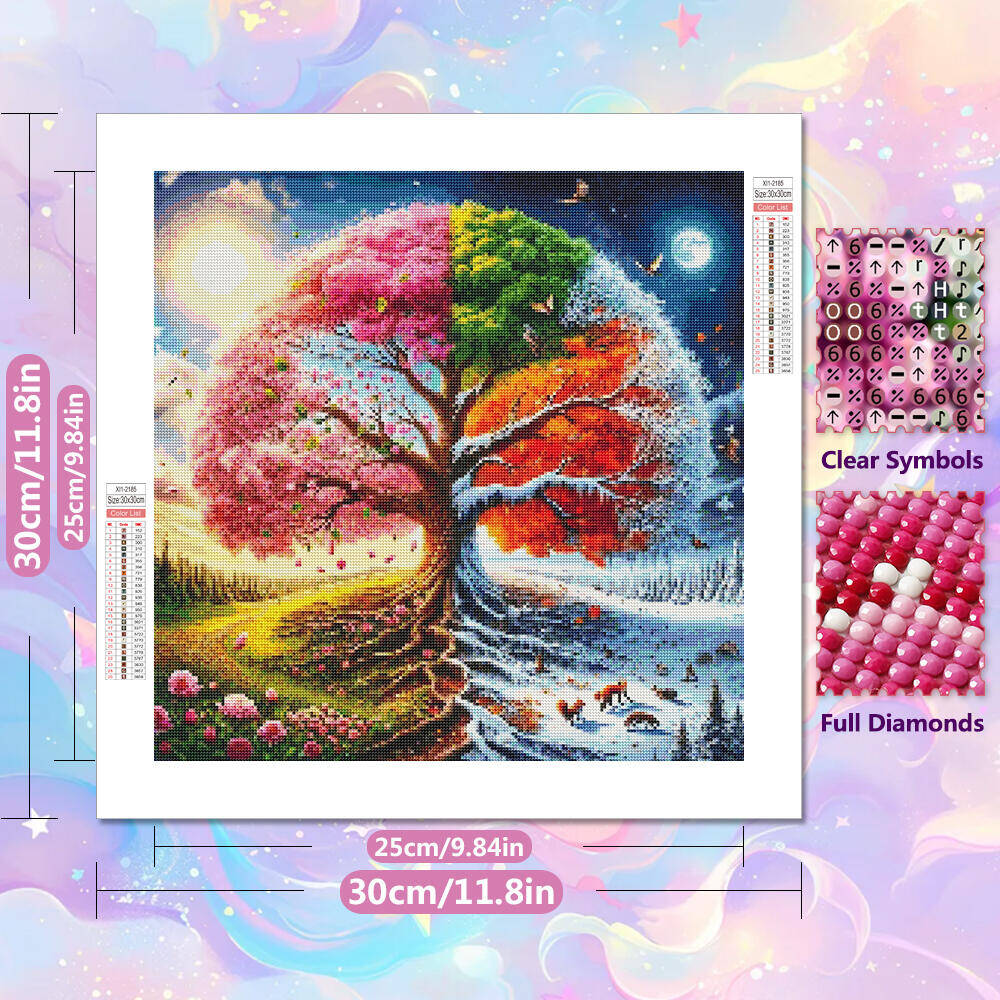 Frameless, DIY Art Diamond Pai - Resin Art Tree reseña y precio