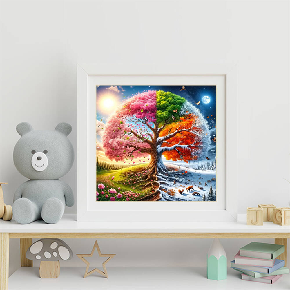 Frameless, DIY Art Diamond Pai - Resin Art Tree reseña y precio