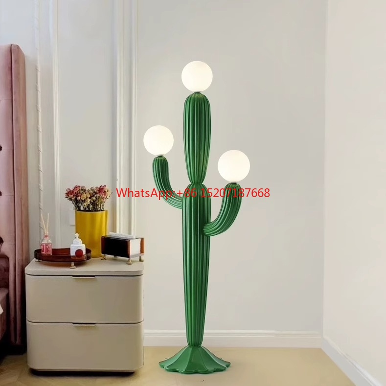 Cactus Floral Art LED Floor La - Resin Art Floor Design reseña y precio