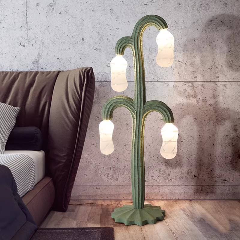 Cactus Floral Art LED Floor La - Resin Art Floor Design reseña y precio
