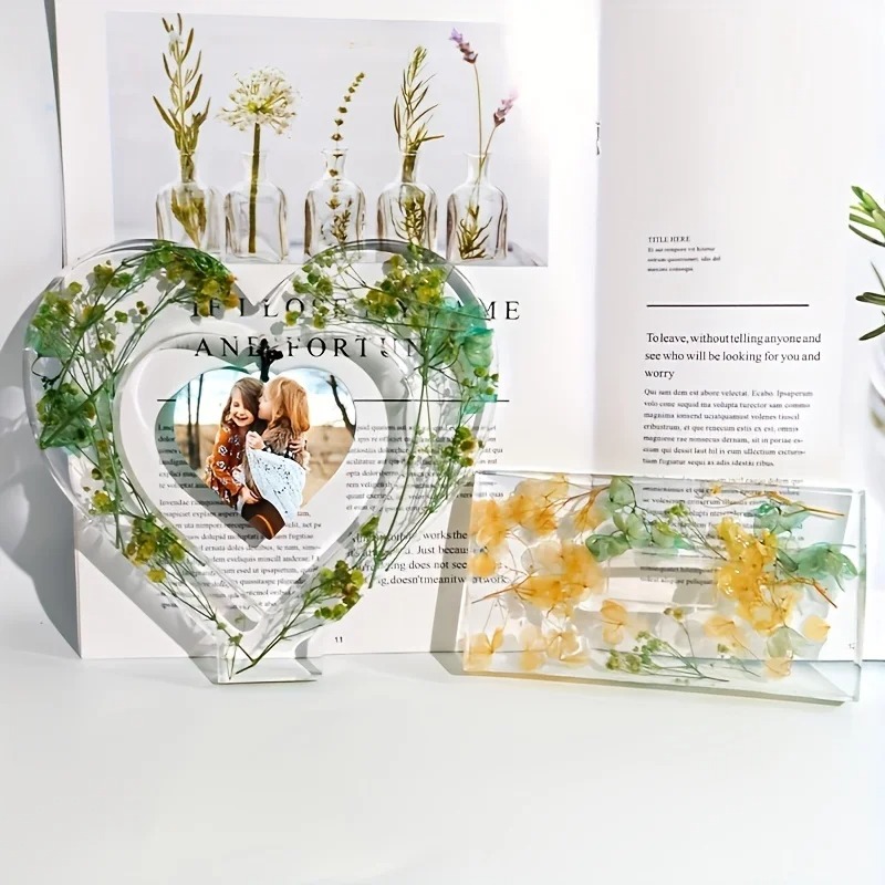 Heart Resin Molds, 2 Pieces Lo - Resin Art Frame reseña y precio