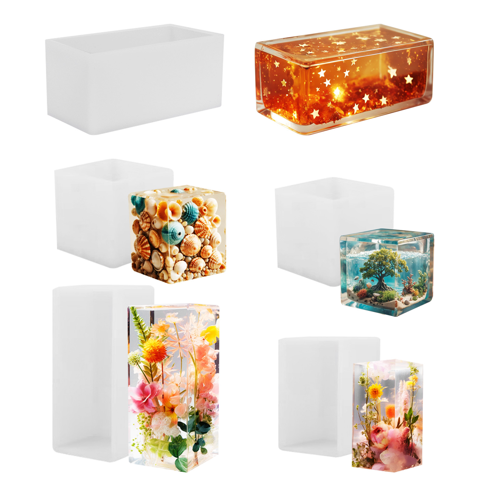 Epoxy Casting Mold Silicone Mo - Resin Art Epoxy reseña y precio