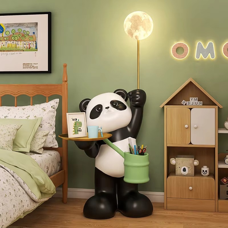 Creative Large Resin Panda Scu - Resin Art Floor Design reseña y precio