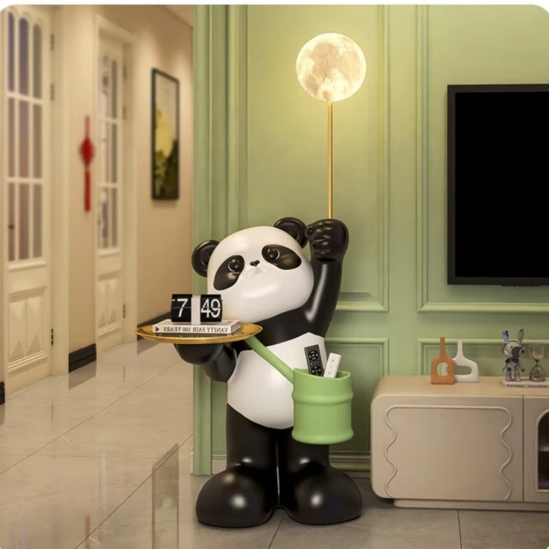 Creative Large Resin Panda Scu - Resin Art Floor Design reseña y precio