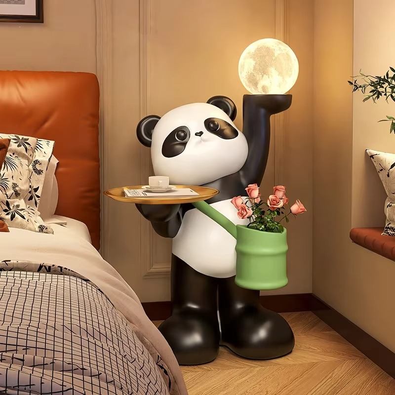 Creative Large Resin Panda Scu - Resin Art Floor Design reseña y precio