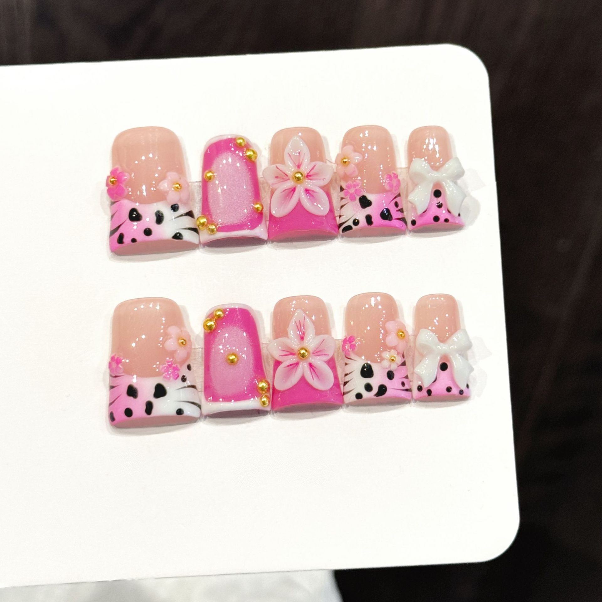10pcs Pure Hand Pressed Duck N - Resin Art With Flowers reseña y precio