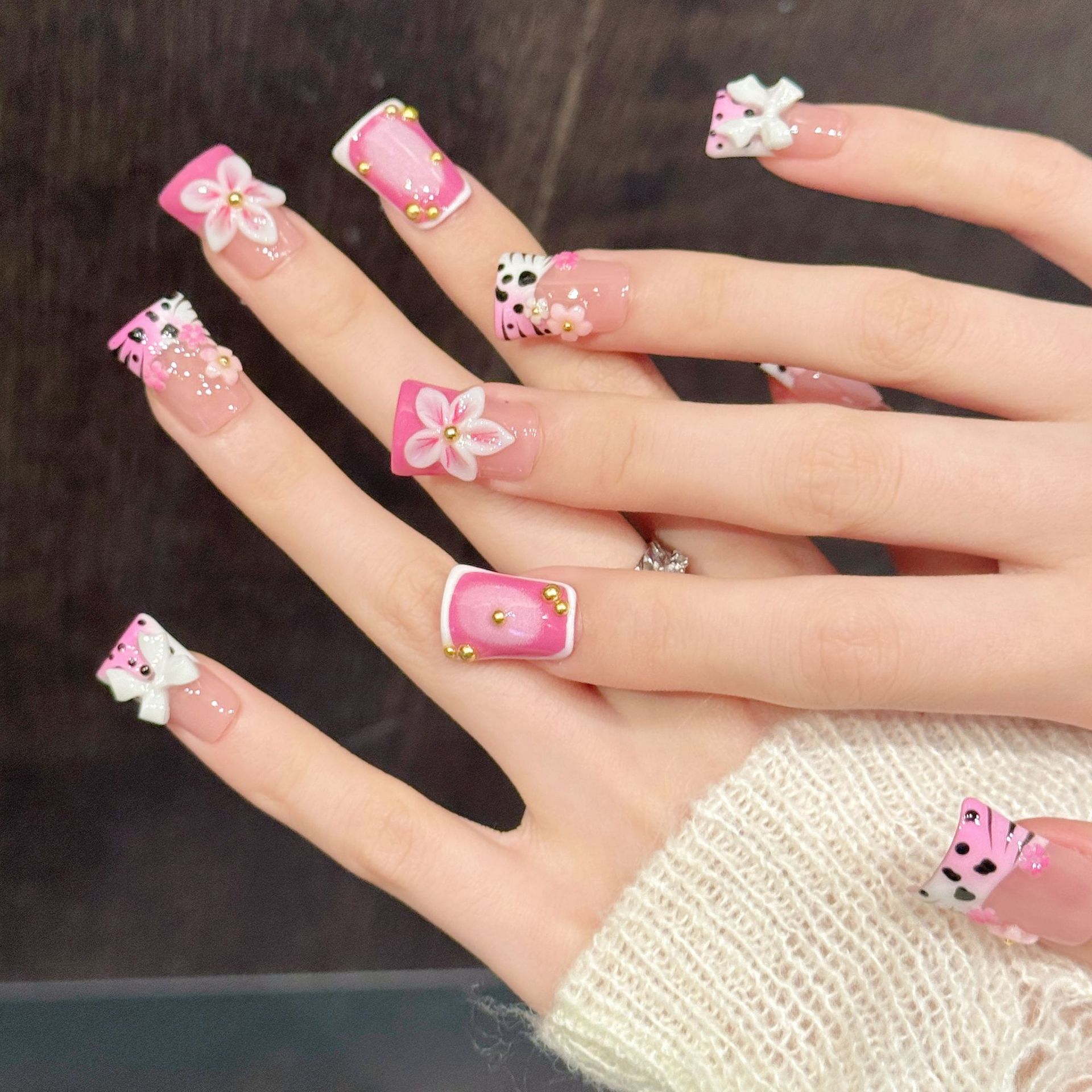 10pcs Pure Hand Pressed Duck N - Resin Art With Flowers reseña y precio