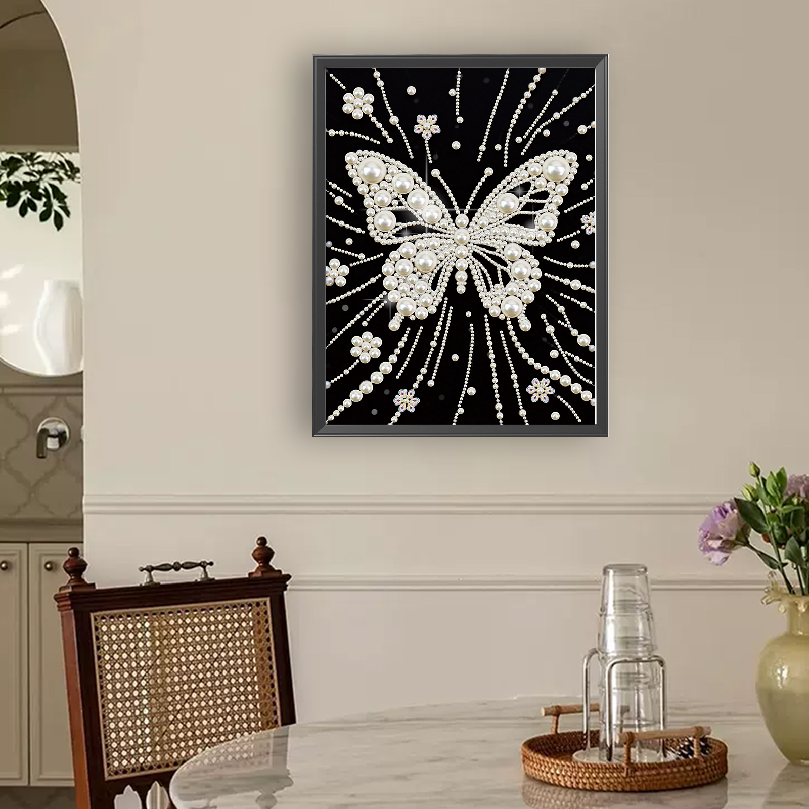 DIY Pearl Art Painting for Hom - Resin Art Frame reseña y precio