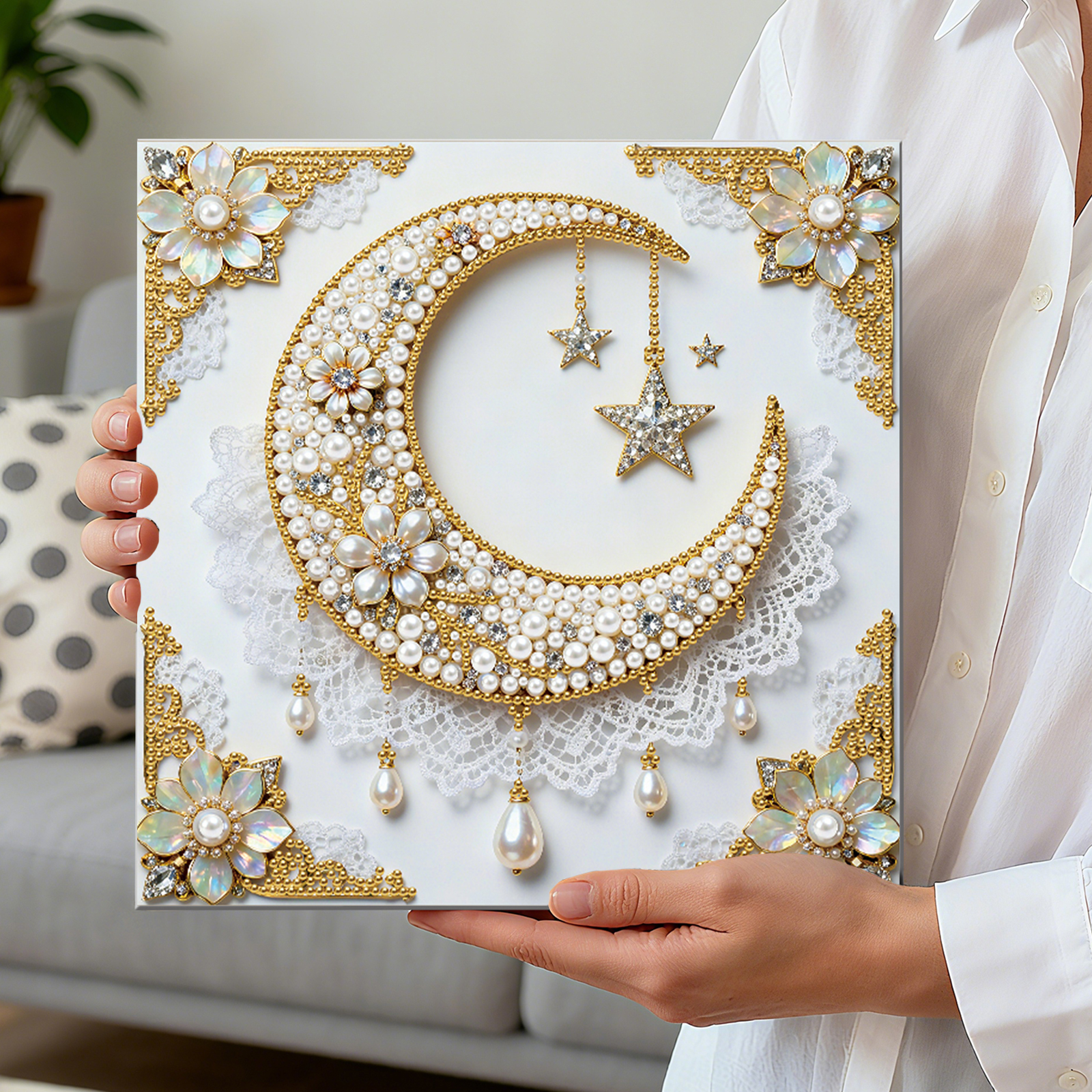 DIY Pearl Painting Kit for Hom - Resin Art Frame reseña y precio