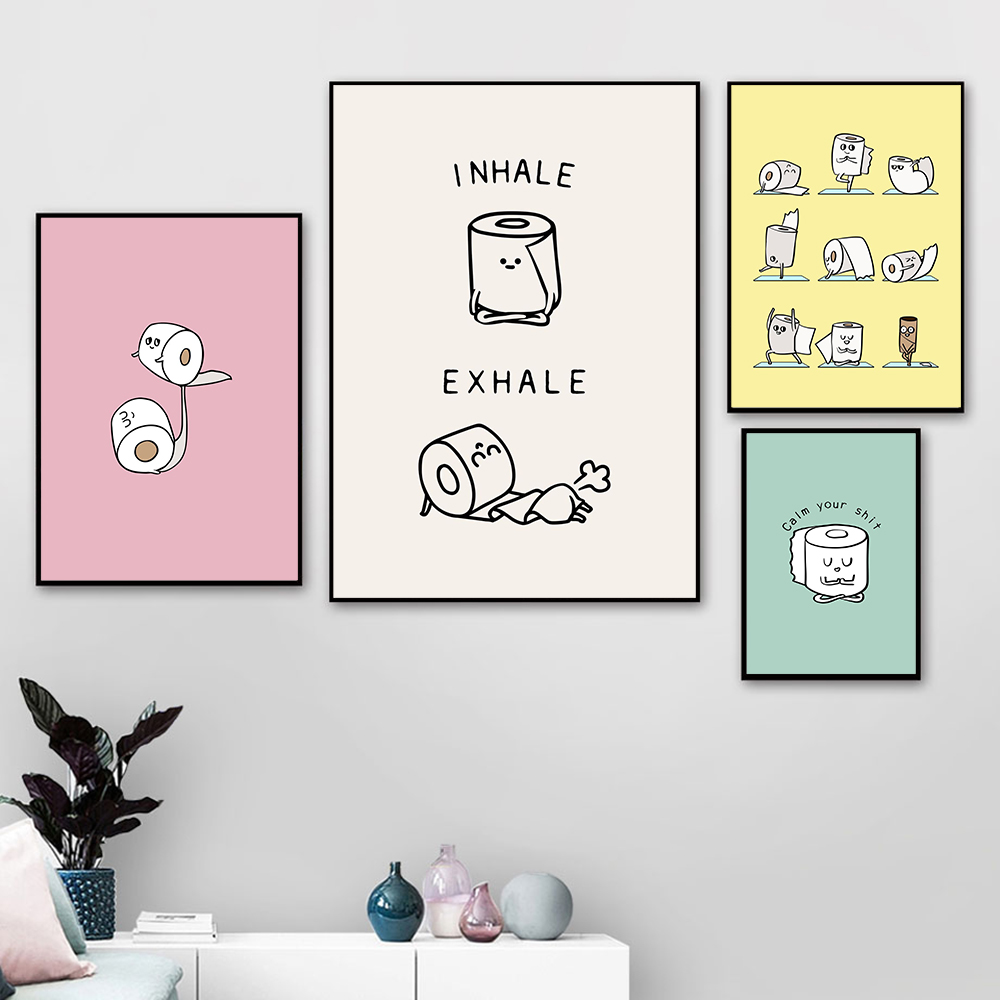 Toilet Paper Yoga Funny Quote  - Resin Art Quote reseña y precio