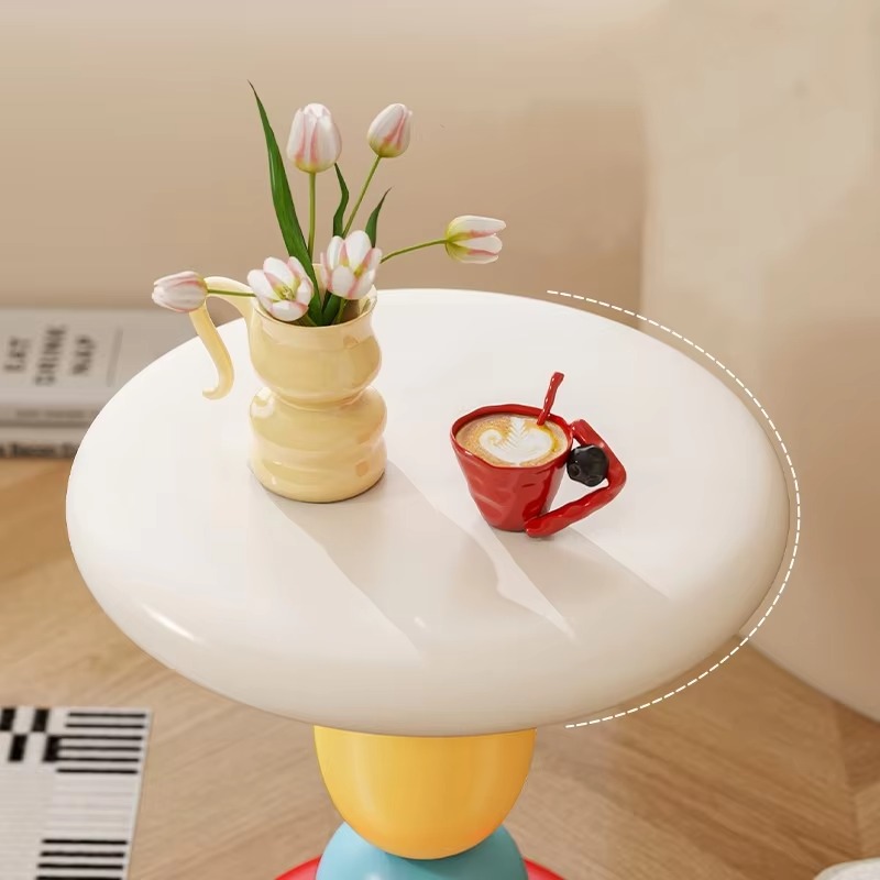 Creative Resin Nightstand with - Resin Art Floor Design reseña y precio