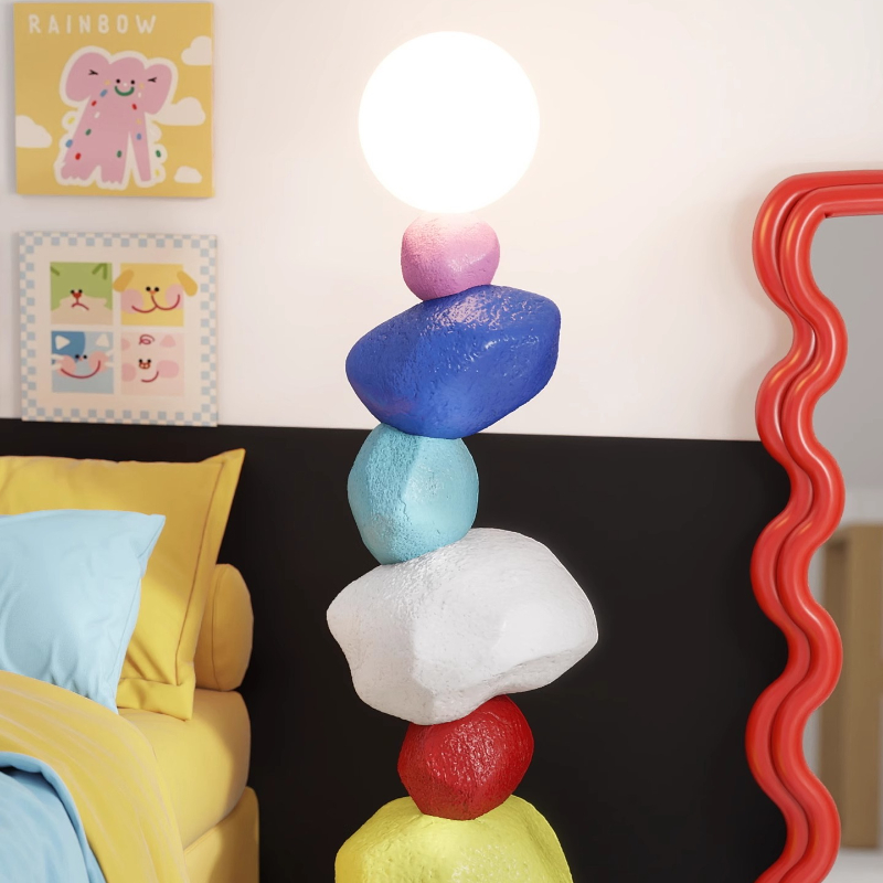 Designer Colorful Resin Statue - Resin Art Floor Design reseña y precio