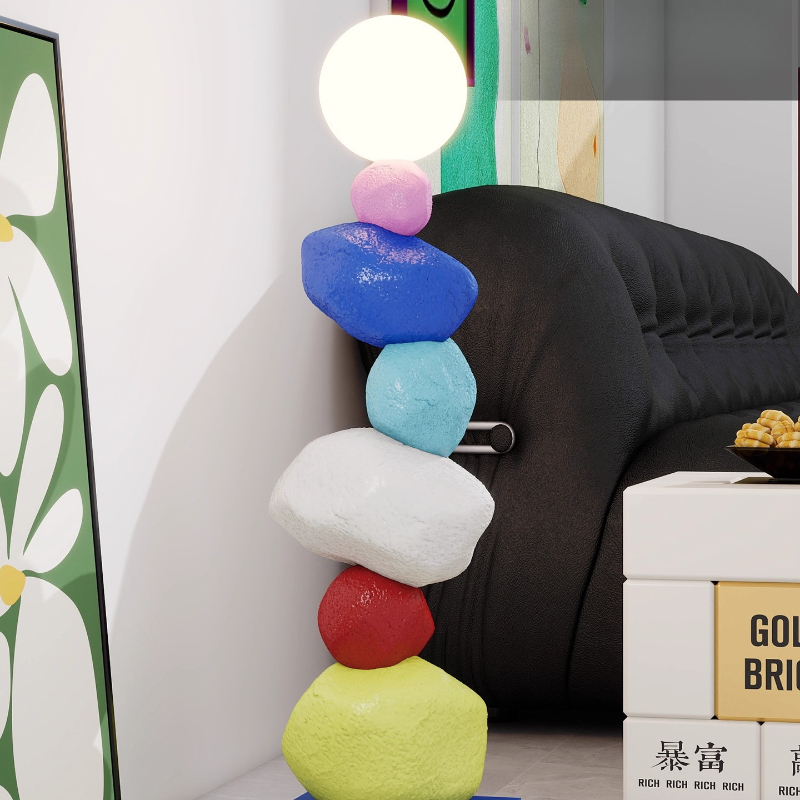 Designer Colorful Resin Statue - Resin Art Floor Design reseña y precio