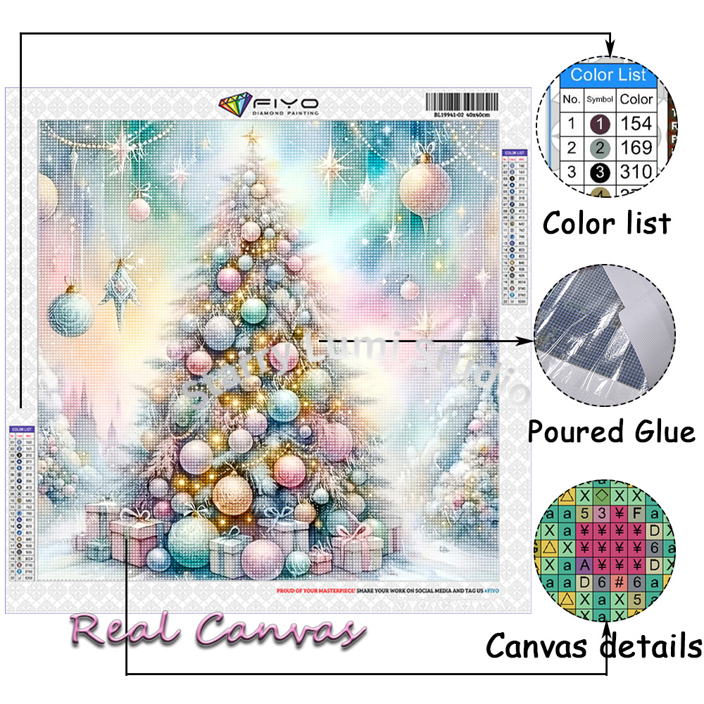 Diamond Painting Kit Christmas - Resin Art Tree reseña y precio