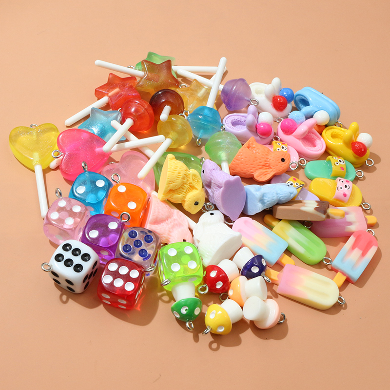 10PCS Resin Pendant Charms Rab - Resin Art Jewellery reseña y precio