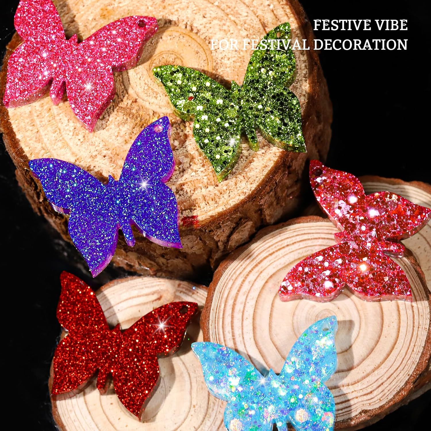 48 Color Chunky & Fine Glitter - Resin Art Images reseña y precio