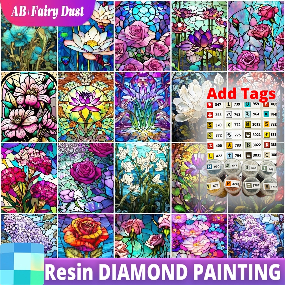 AB Fairy Dust Resin 5D DIY Dia - Resin Art Rose reseña y precio