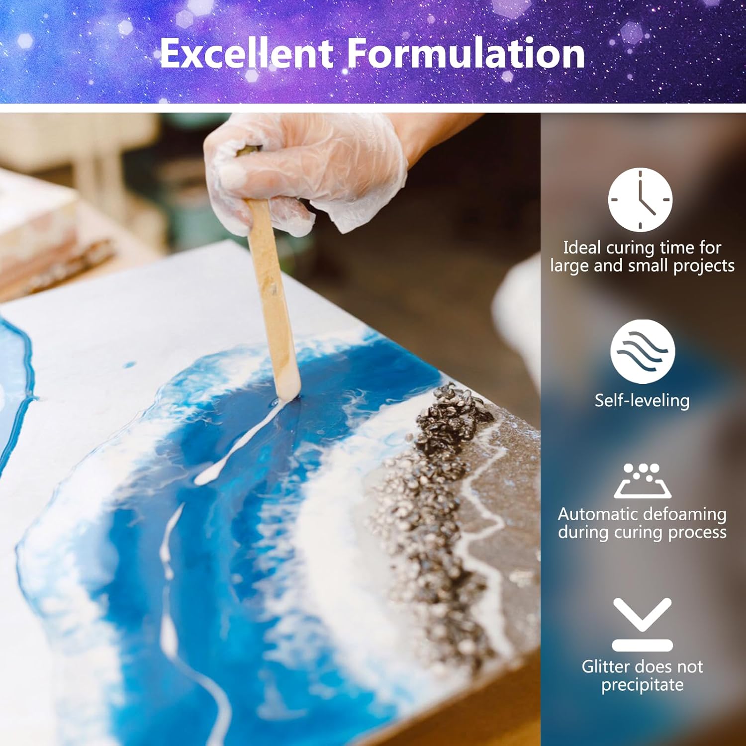 Crystal Clear Epoxy Resin Kit  - Resin Art Images reseña y precio