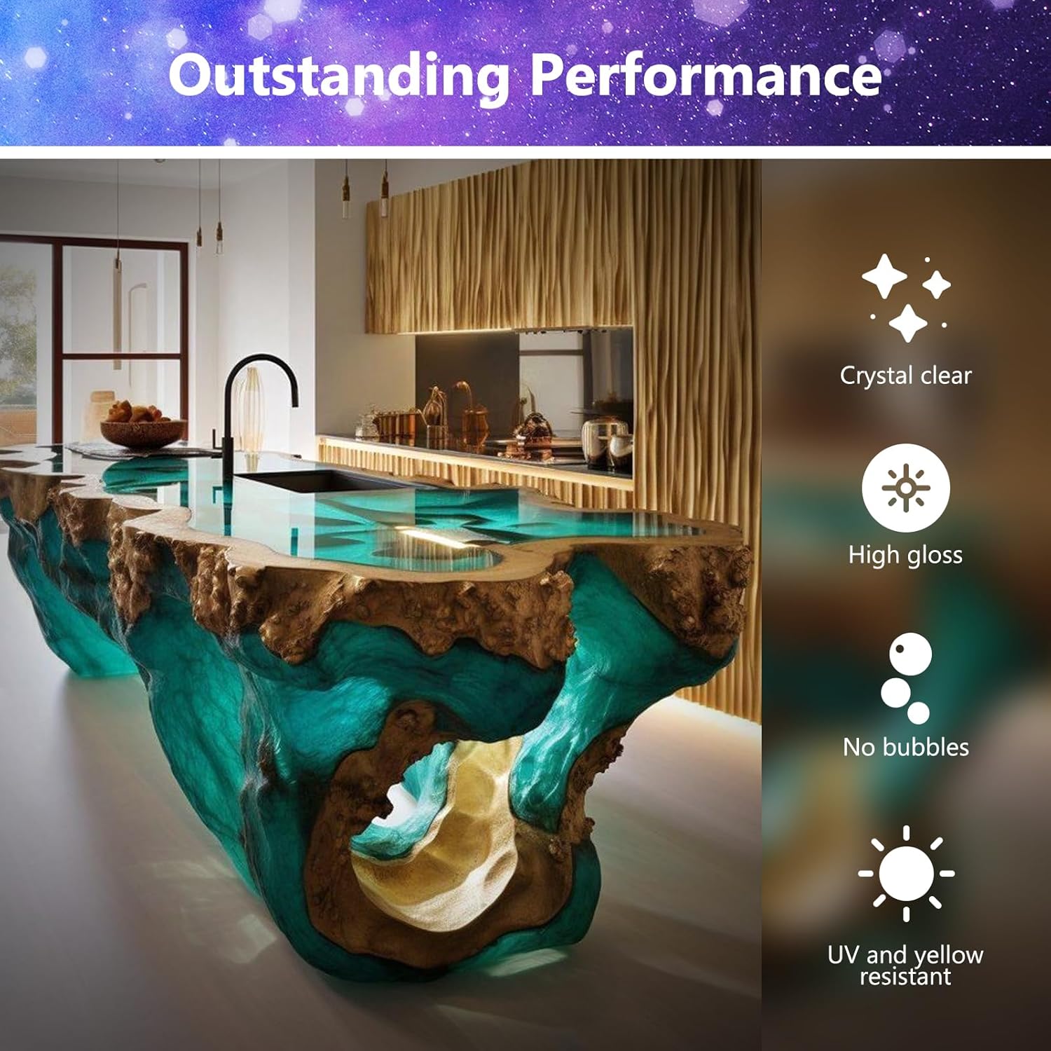 Crystal Clear Epoxy Resin Kit  - Resin Art Images reseña y precio
