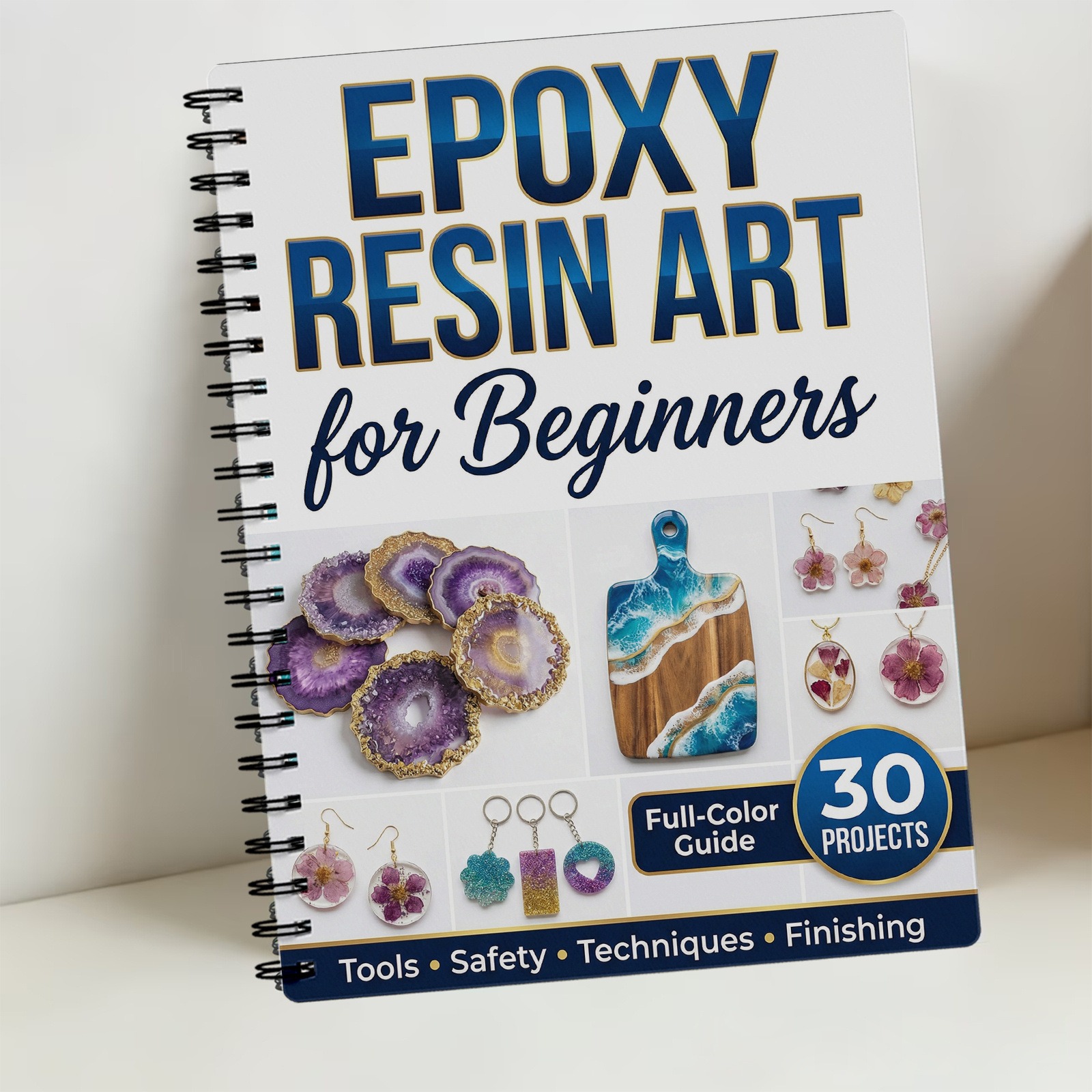 Epoxy Resin Art Book Guide Lea - Resin Art Book reseña y precio