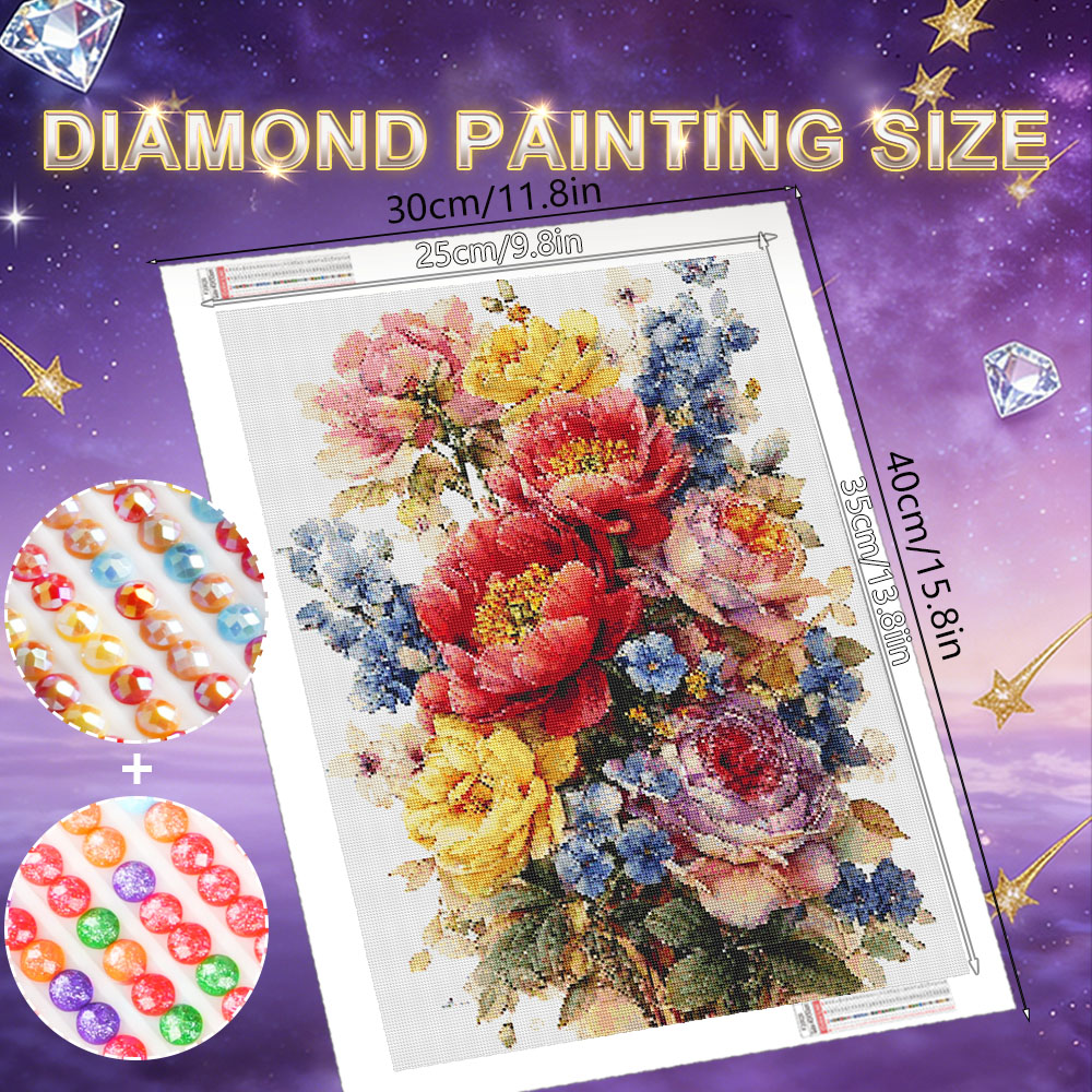 HUACAN Diamond Painting Kit Fl - Resin Art Rose reseña y precio