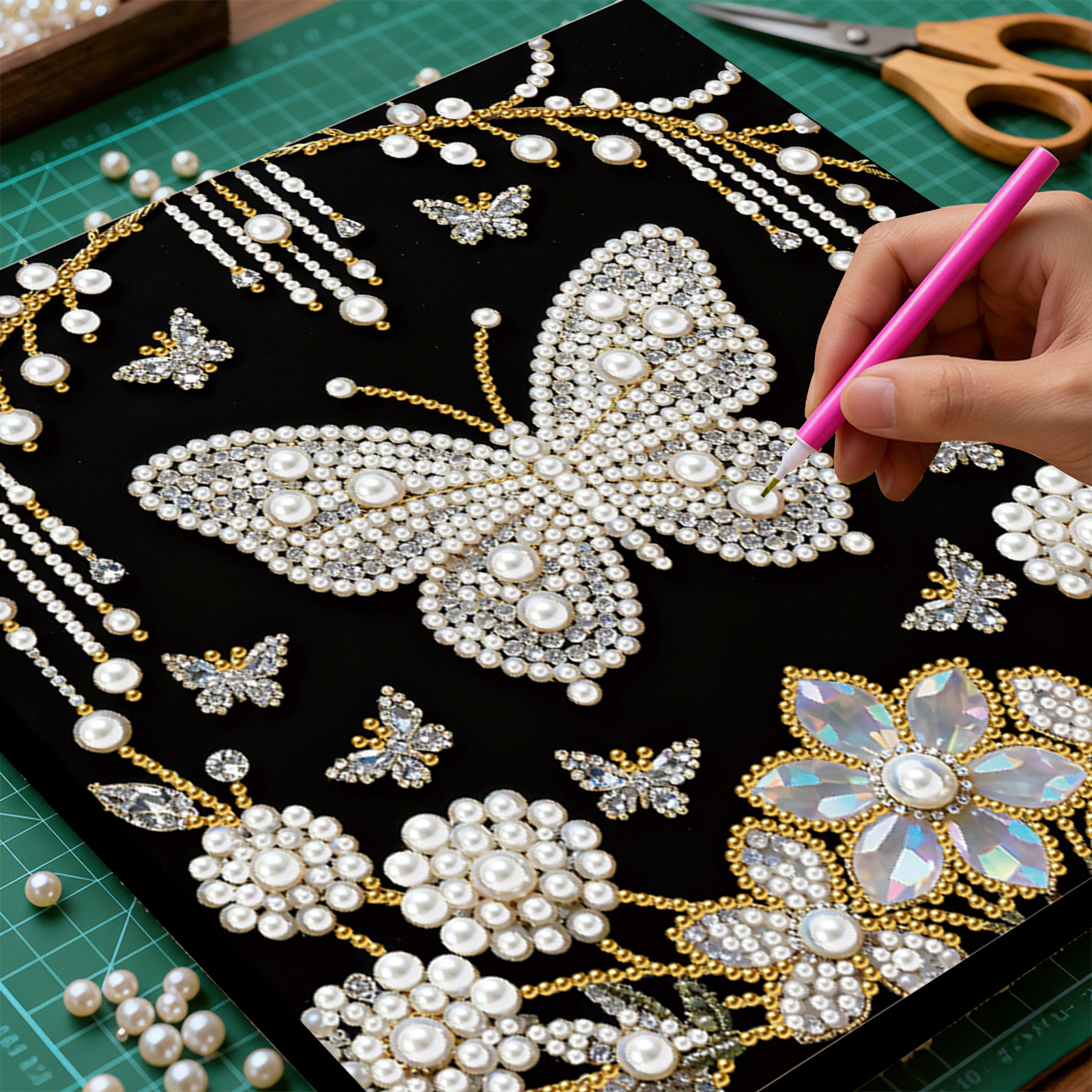 DIY Pearl Diamond Art Kits for - Resin Art Frame reseña y precio