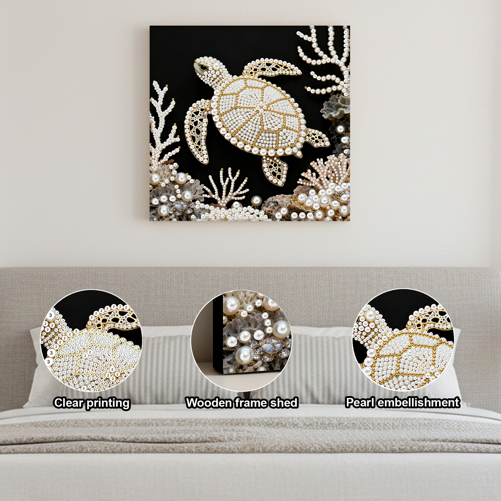 DIY Pearl Diamond Art Kits for - Resin Art Frame reseña y precio