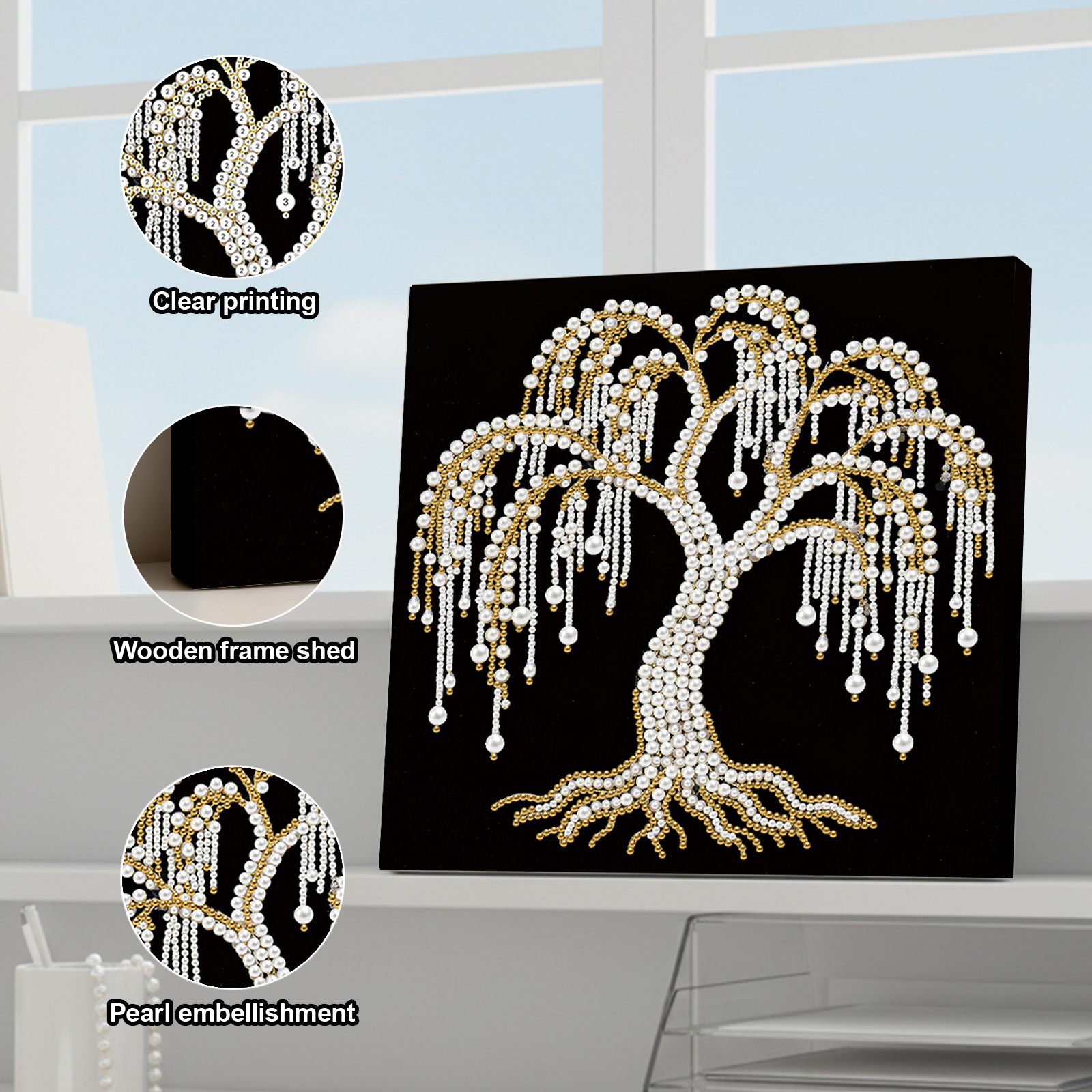 DIY Pearl Diamond Art Kits for - Resin Art Frame reseña y precio