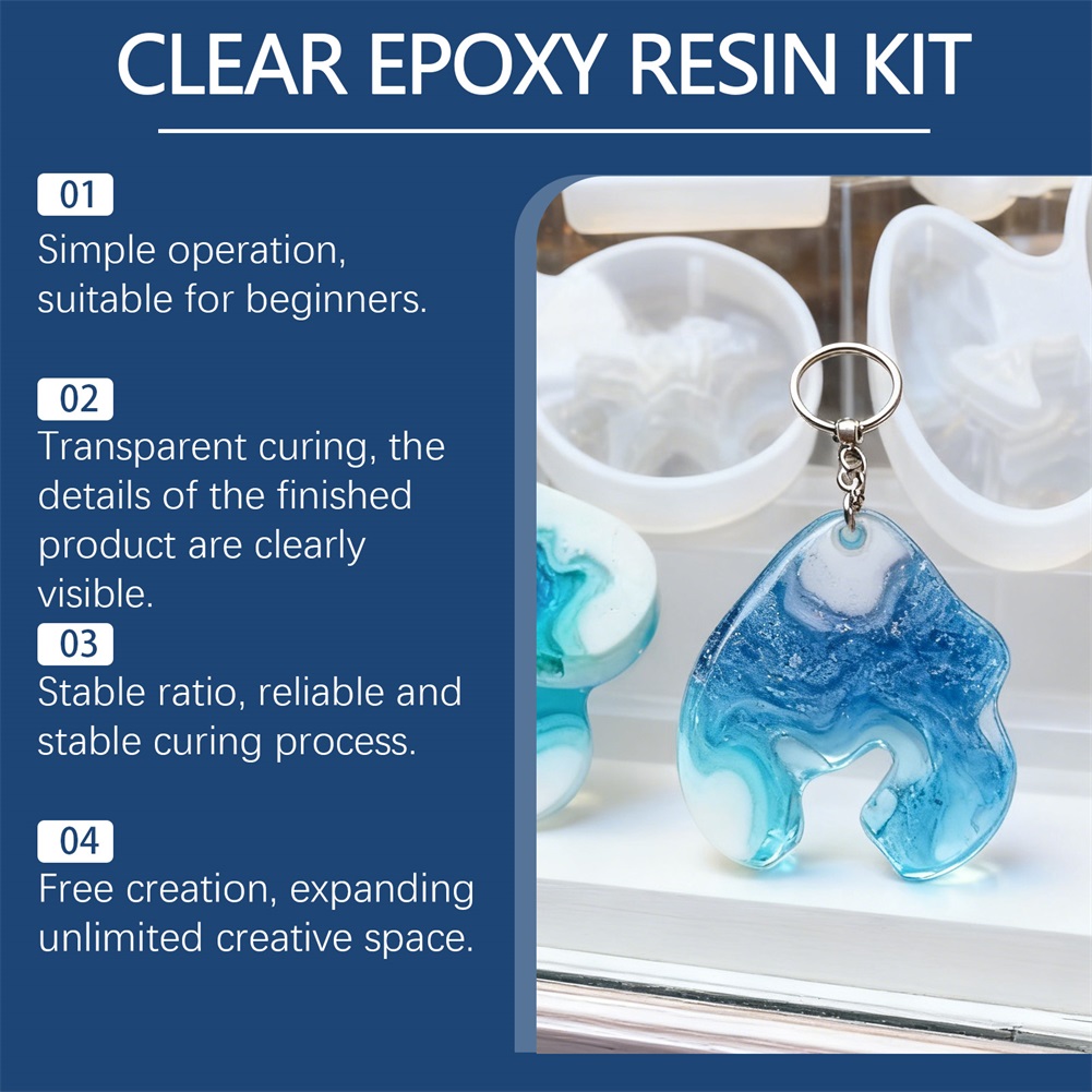 DIY Crystals Clear Epoxys Resi - Resin Art Epoxy reseña y precio