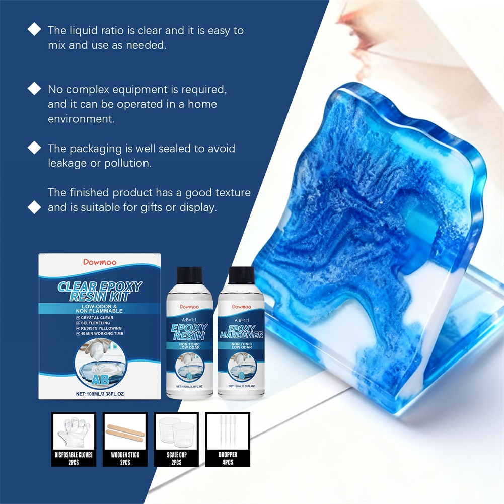 DIY Crystals Clear Epoxys Resi - Resin Art Epoxy reseña y precio