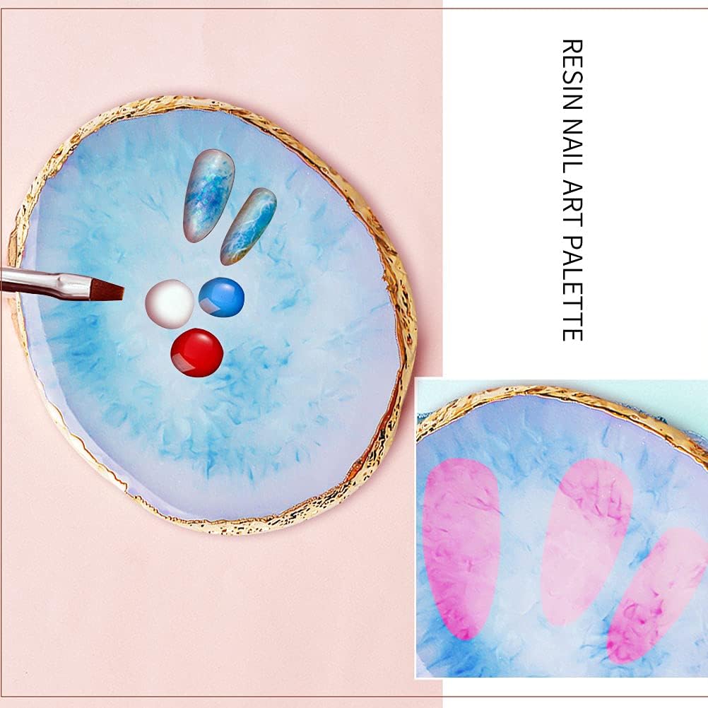 2Pcs Resin Nail Art Palette Go - Resin Art Images reseña y precio